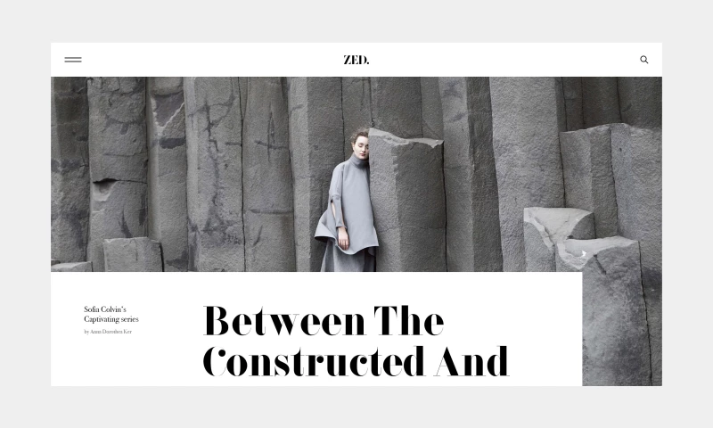 Zed Magazine — Concept