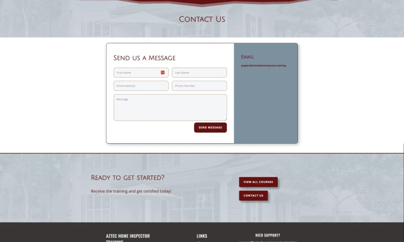 Aztec Home Inspector Training School