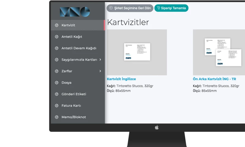 MNG Online Printing Portal