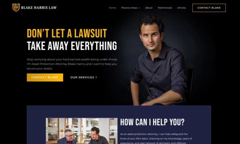 Connective Web Design - Blake Harris Law