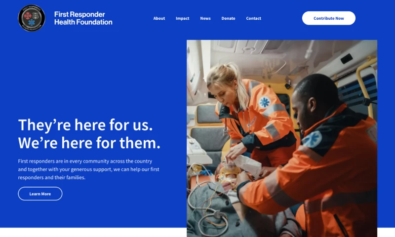 Connective Web Design - First Responder Health Foundation