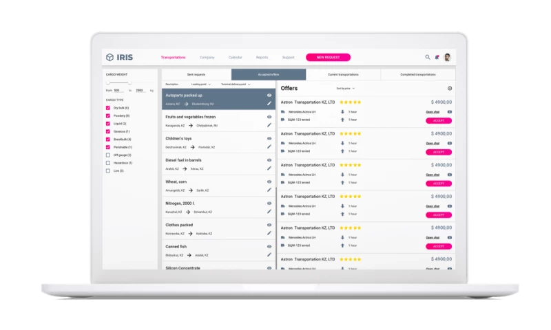 CoreTeka - IRIS. The digital freight platform