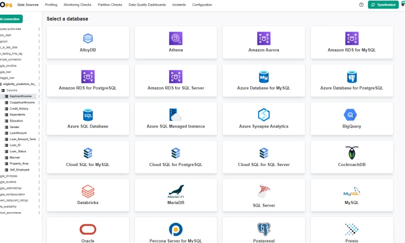 DQO - DQOps data sources
