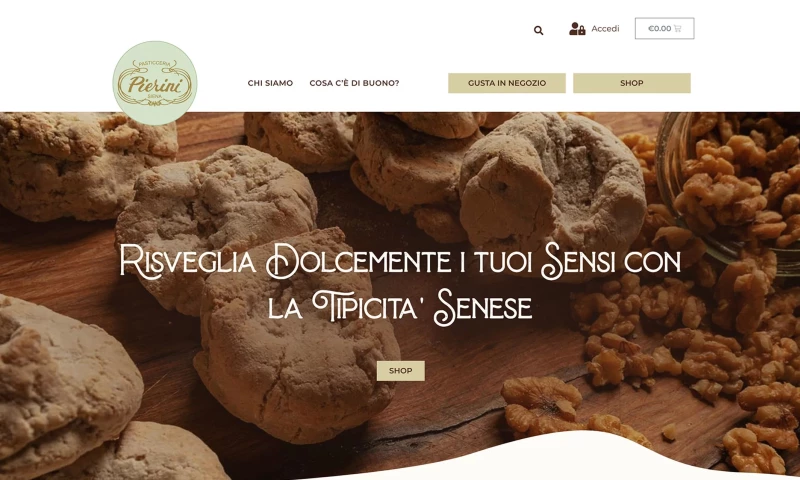 Web Domus - Pasticceria Pierini Siena (Italy)