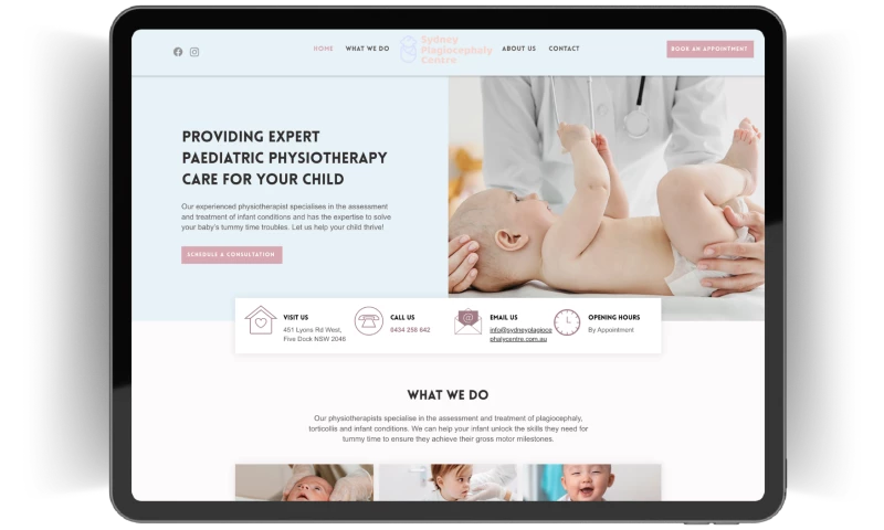 MedElite Agency - SYDNEY PLAGIOCEPHALY CENTRE