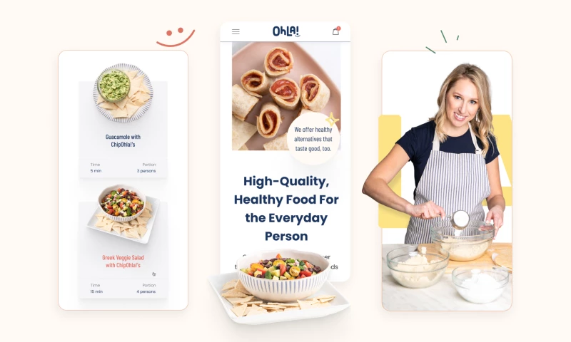 Web Loft Designs - Ohla! Foods Ecommerce
