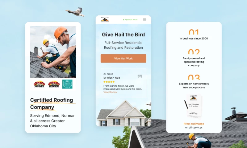 Web Loft Designs - Mallard Construction And Roofing
