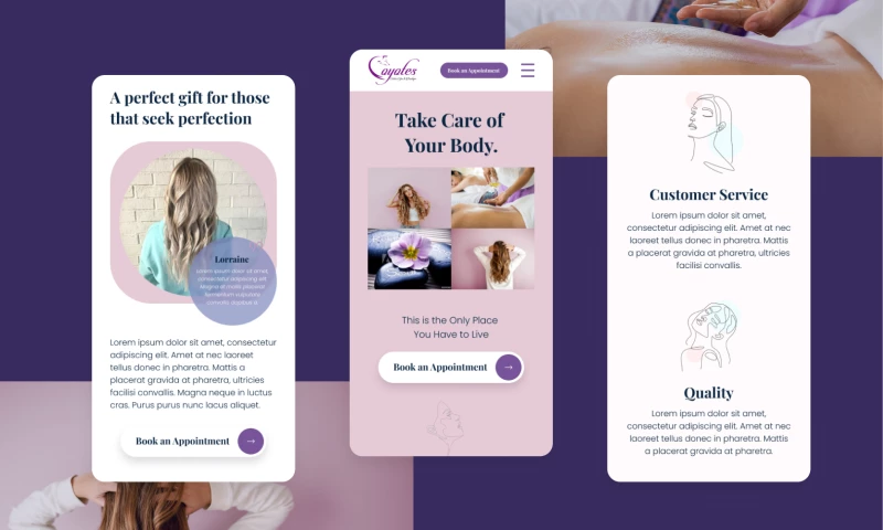 Web Loft Designs - Coyotes Salon & Boutique