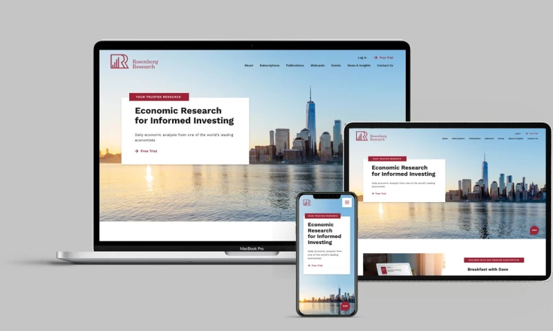 Chris Noon Creative Inc - Rosenberg Research Website and Application