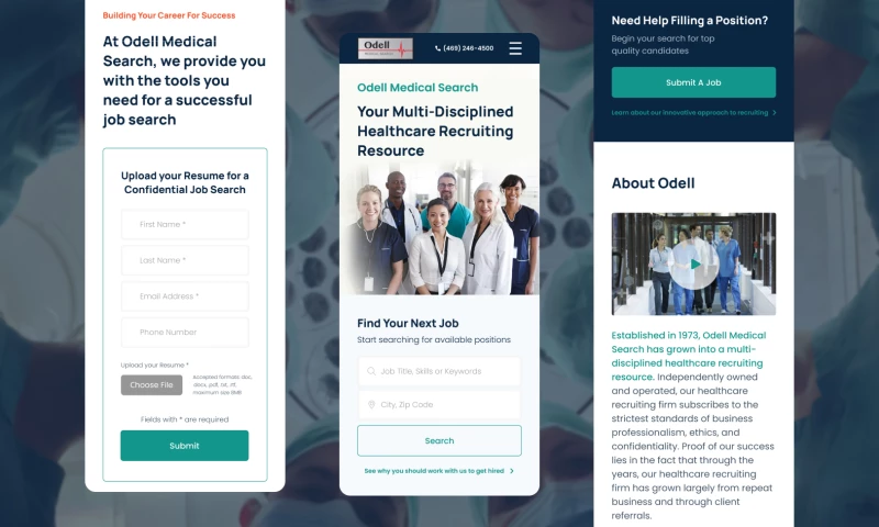 Web Loft Designs - Odell Medical Search