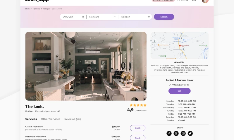 Booking Platform for Wellness & Beauty