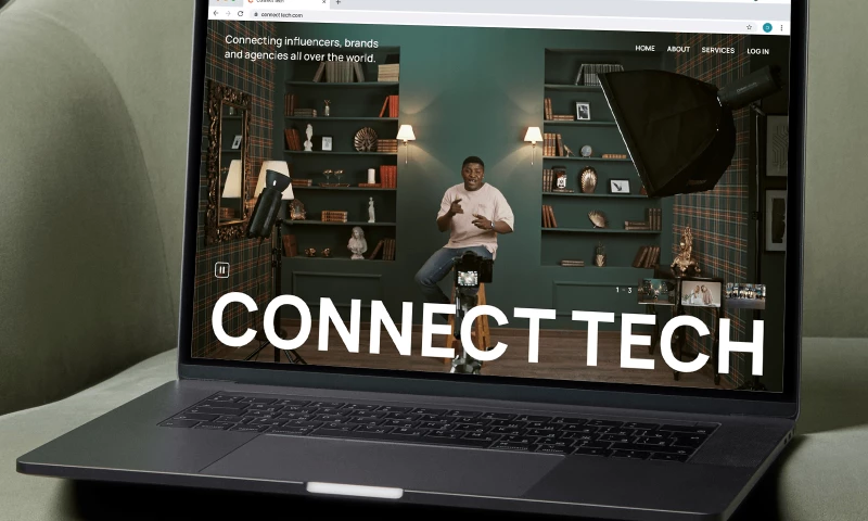 Modern design for marketing platform website and app