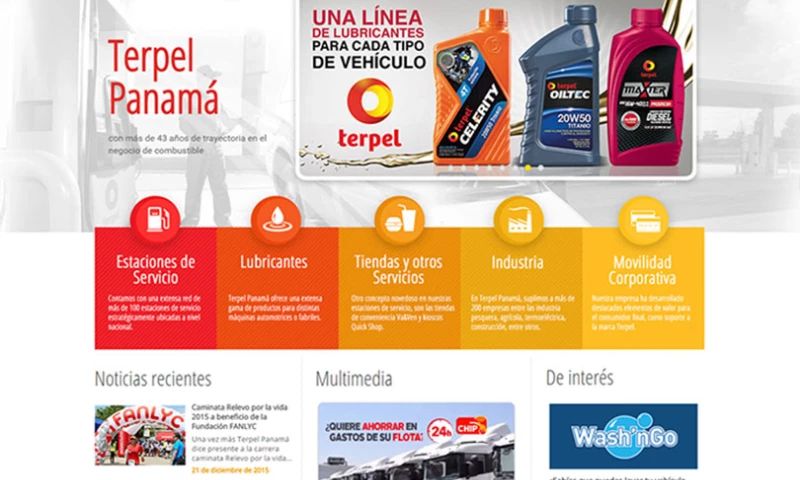 Dreamcatcher Studio - Terpel Panama Website