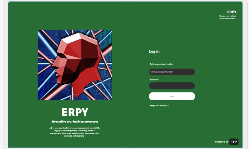 zyp - ERPY - Custom ERP System