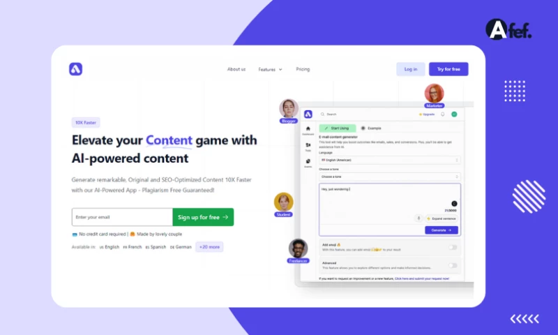 Afef Ayed - Digital Project : Creating a SaaS Application: Development, UX/UI Design, and Go-To-Market Strategy