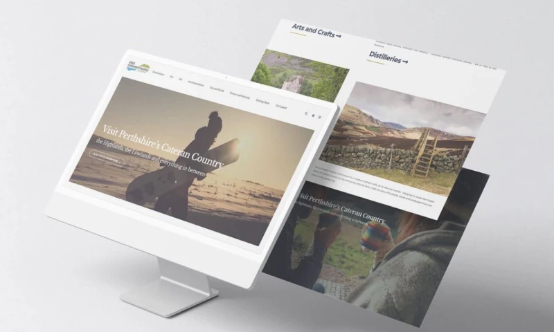 Ossian Media - Visit Cateran Country Website