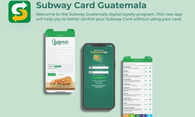 iRoid Solutions - Subway Card Guatemala