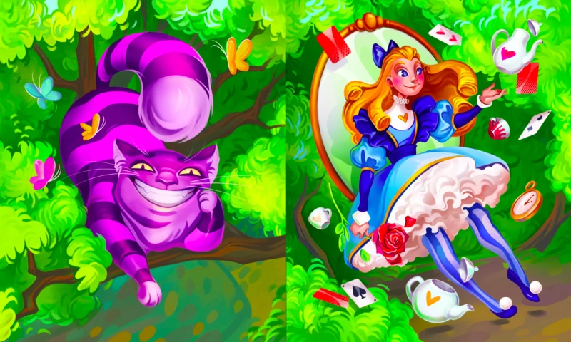 Asterman - Board Game: Alice in Wonderland