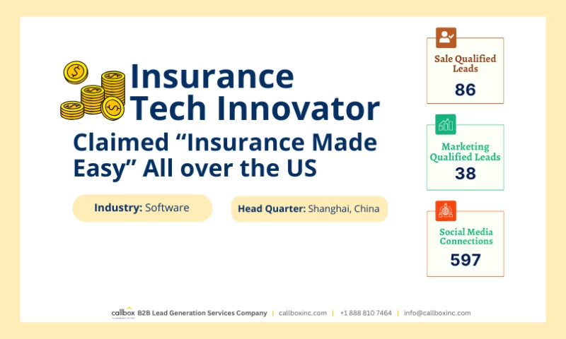 Callbox - Insurance Tech Innovator Claimed Insurance Made Easy All over the US