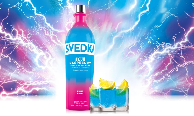 BRIGADE - SVEDKA Blue Raspberry: Promotional materials that perform on- and off-premise