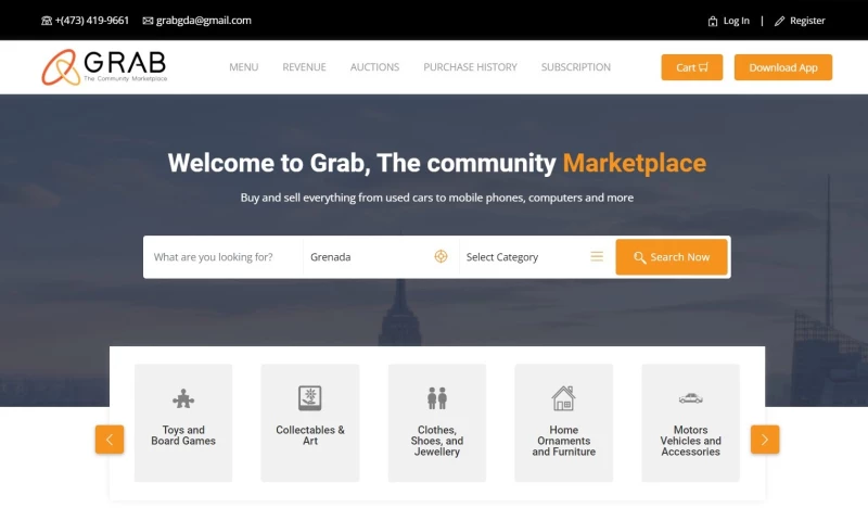 Groovy Web - GRAB - The community marketplace