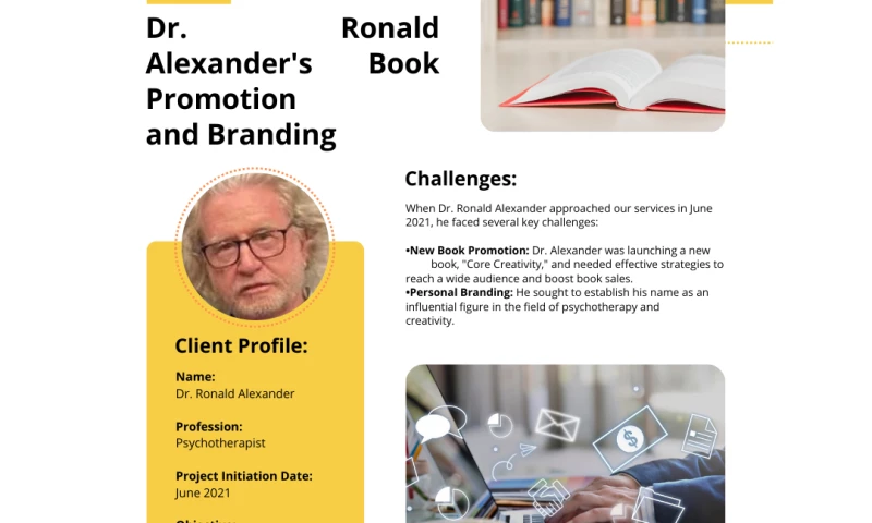 Dr. Ronald Alexander's Book Promotion and Branding
