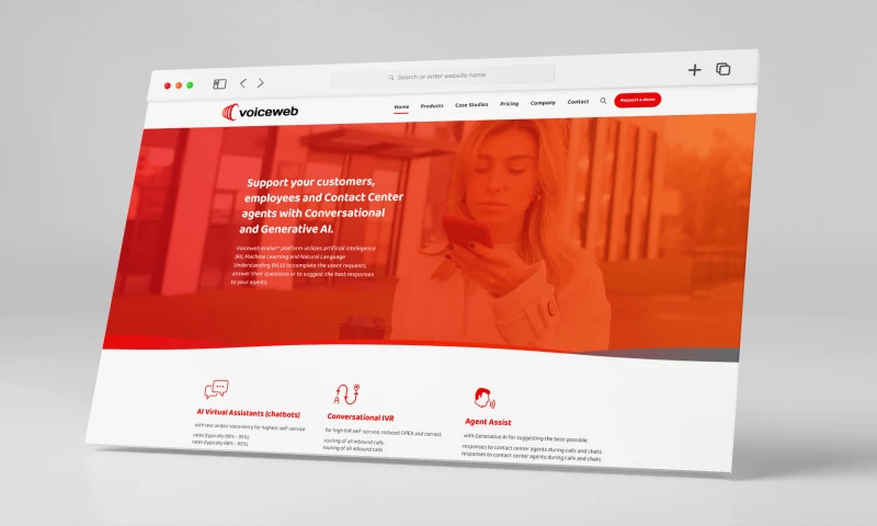 Voiceweb website redesign
