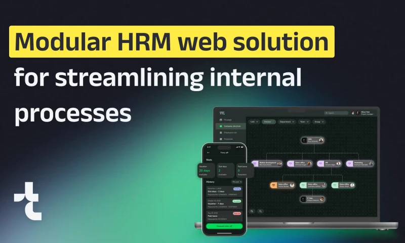 HRM web solution streamlining internal processes for 1K+ employees
