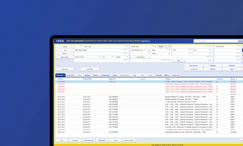 LEGAL CASE MANAGEMENT PLATFORM