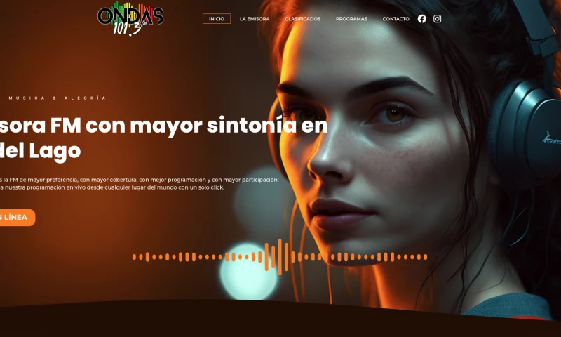 Cainetwork Creative & Web Studio - Ondas 101.3 FM