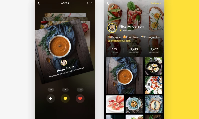 Ossmium - Food App UI UX Design
