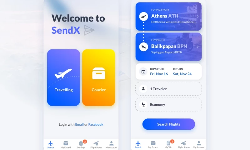 Ossmium - Delivery Tracking app design