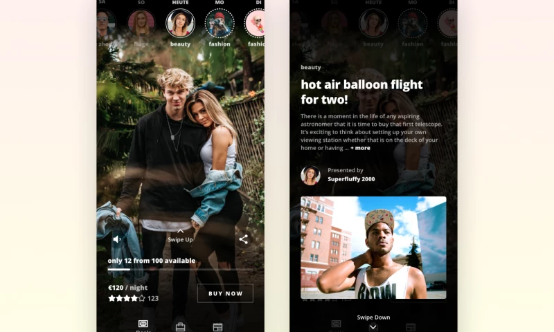 Ossmium - Life Style app UI/UX design