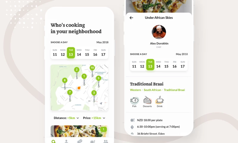 Ossmium - Food App UI UX Design