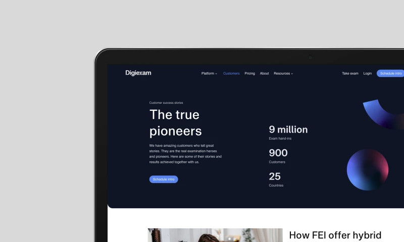 Most Studios - Digiexam | No.1 Assessment Software in Scandinavia