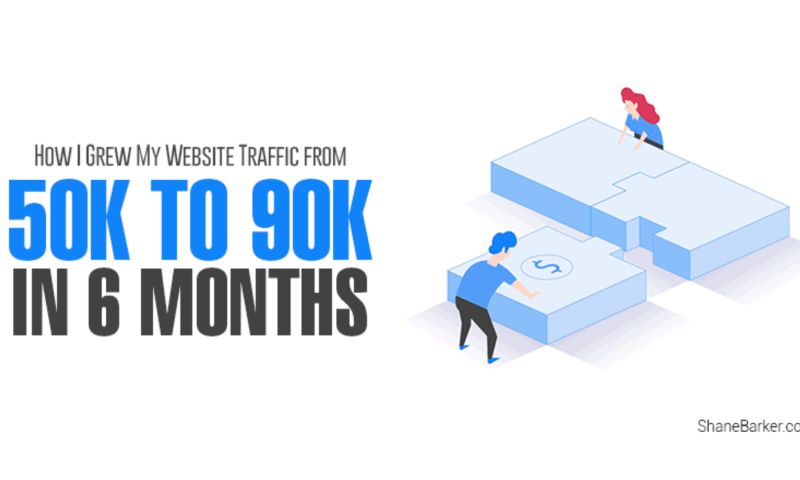 Shane Barker - How I Grew My Website Traffic from 50K to 90K in 6 Months