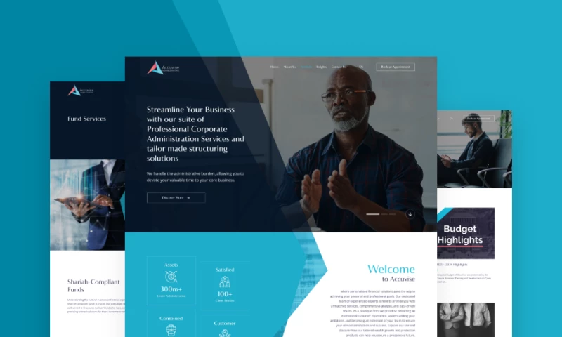 Webcapitan - Website for Accuviseltd