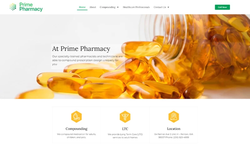 Sage Web Solution - Pharmacy Website