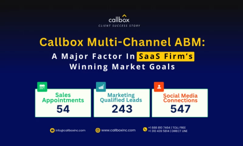 Callbox - Multi-Channel ABM: A Major Factor In SaaS Firms Winning Market Goals