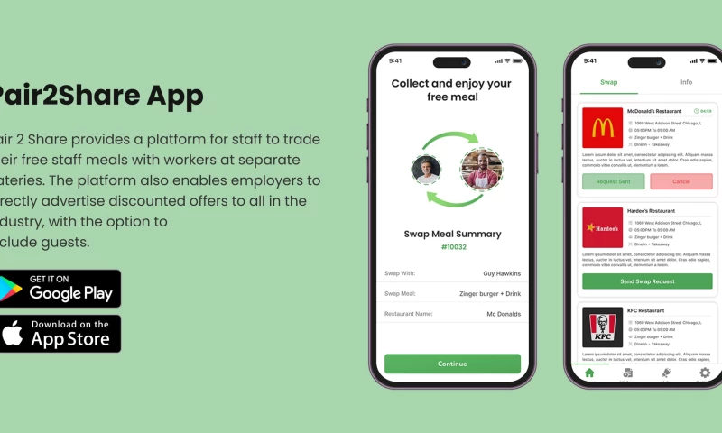 Xenonapps - Pair2Share Mobile App Development