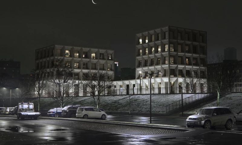 Exterior Visualization: Office Building in Berlin