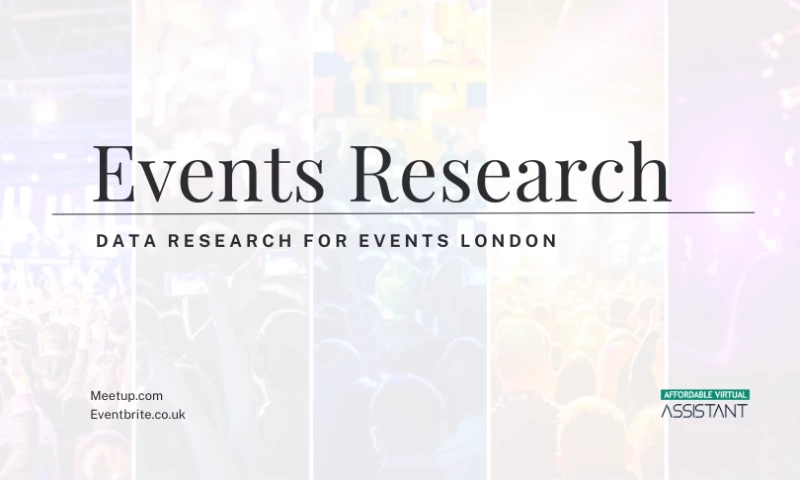 Data Research for Events London