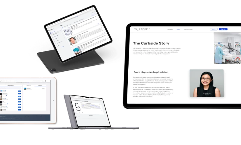 TechStaunch Software Solutions - Networking Hub for Medical Professionals - Curbside