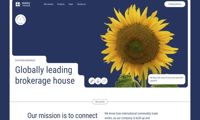 Solar Digital - Easy Trade | One page site