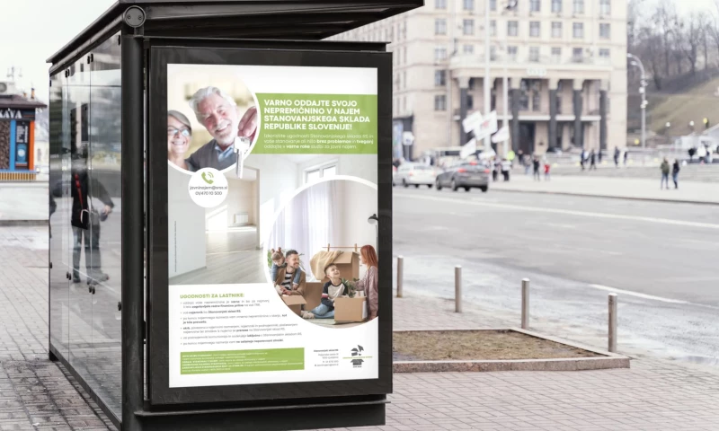 Studio Mazzini - Slovenian Housing Fund, Advertising