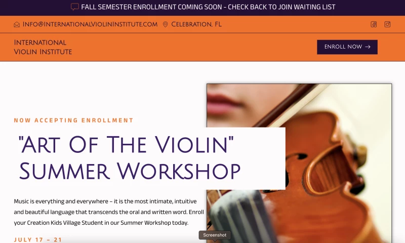 InternationalViolinInstitute.com