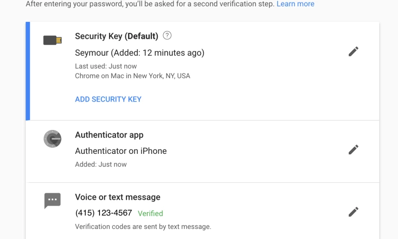 Enabling Multi-Factor Authentication