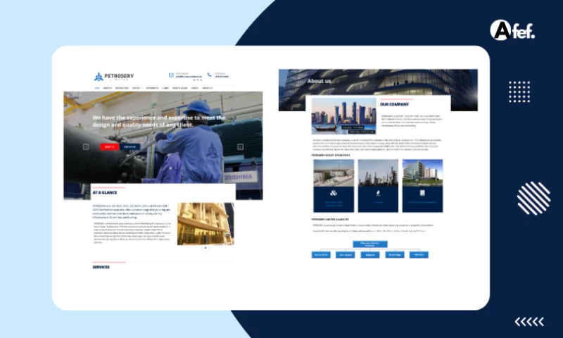 Afef Ayed - Enhancing Petroserv's Online Presence and User Experience