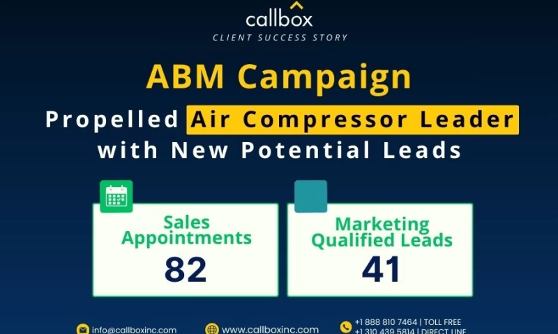 Callbox - ABM Campaign Propelled Air Compressor Leader with New Potential Leads