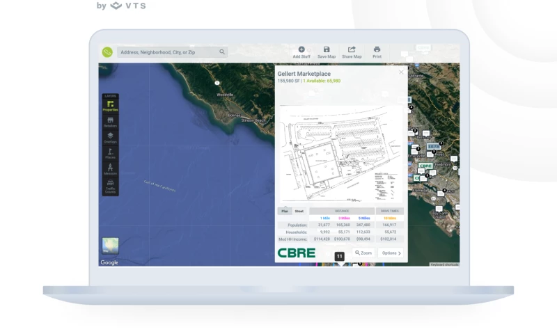 Property Capsule - Customised Map for Commercial